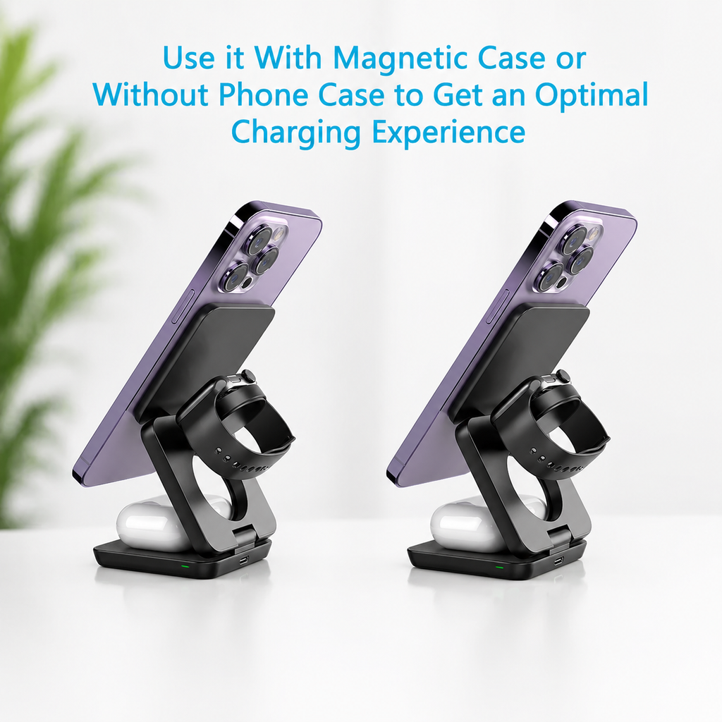 3-in-1 Magnetic Wireless Charger
